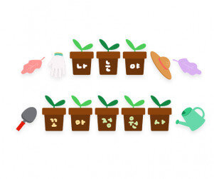 나는야 꼬마 정원사 가랜드