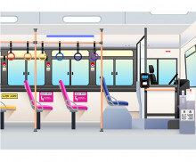 버스 안 배경(앞)