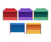 가게 천막 모음