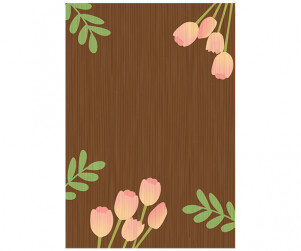 튤립 우드 판넬