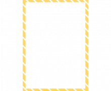 노랑 사선 테두리