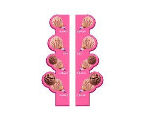 아이스크림 사이즈 안내판3