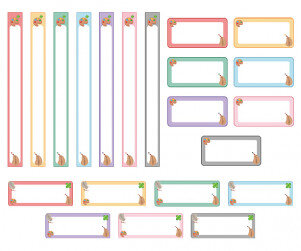 작품 모음집 이름표(햄스터)