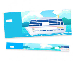 여객선 입장권 (티켓,팔찌)문구없음