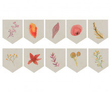 가을 낙엽 가랜드