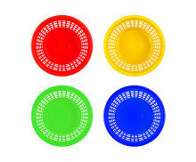 플라스틱 원형 바구니