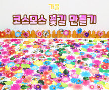 코스모스 꽃길 만들기