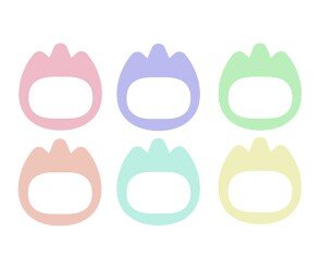 튤립 이름표 (무료도안)