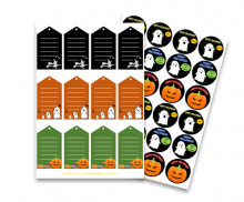 할로윈 라벨 2종