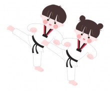 태권도하는 아이