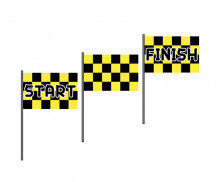 레이싱 깃발(노랑)