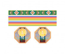 보름달 창호 띠지 라벨1