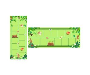 숲속에 사는 친구들 원고지 레터링(문구없음)