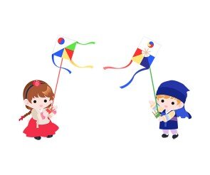 연 날리는 아이