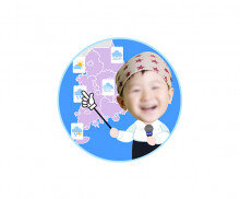 기상캐스터 합성 라벨(여아)