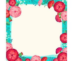 카네이션 메모지