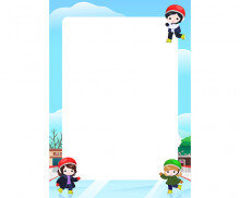 야외 스케이트장 테두리