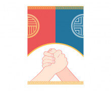 천하장사 팔씨름 대회 포스터(문구없음)