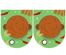 [개별도안] 된장 담그기 가랜드