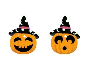 마녀 모자 쓴 호박