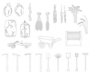 농촌 색칠 모음