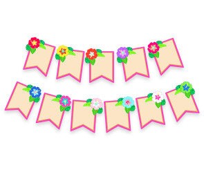 [개별도안] 알로하 가랜드