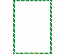 진초록 사선 테두리