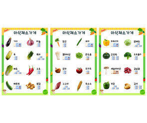 채소가게 메뉴판(지폐)