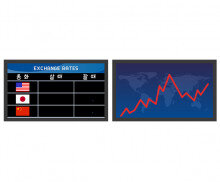 은행 모니터(문구없음)