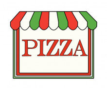 피자 가게 간판