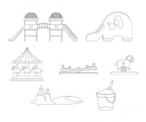 놀이터 색칠 모음