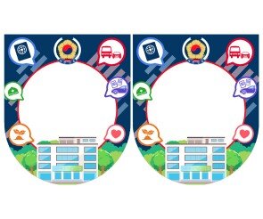 [개별도안] 행복을 전하는 구청 가랜드