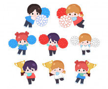 운동회 하는 아이