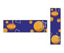 달콤한 달고나 놀이 가로 세로 배너(문구없음)