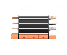 편의점 진열대 (상품없음)