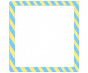하늘 노랑 정사각 테두리