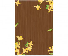 개나리 우드 판넬