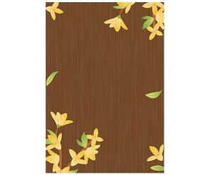 개나리 우드 판넬