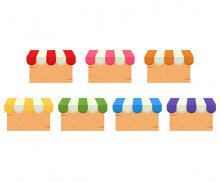 가게 간판(나무)