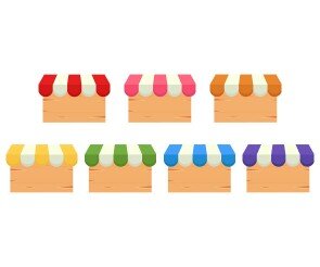 가게 간판(나무)