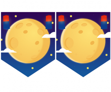 [개별도안] 즐거운 한가위 가랜드