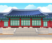 과거시험장 배경(장원급제)