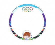 올림픽 양궁 라벨