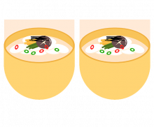 [개별도안] 맛있는 떡국 가랜드