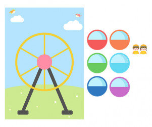 우리 반은 어디에(관람차)(문구없음)