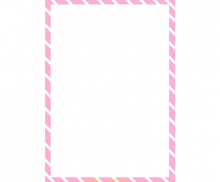 분홍 사선 테두리