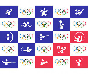 올림픽 픽토그램 포토월