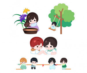 전통놀이, 풍습 체험하는 아이