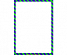 남색 연두 사선 테두리
