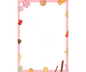 과자파티 테두리